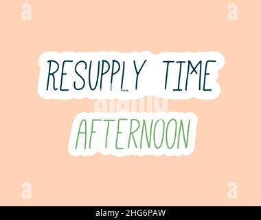 Planner or diary decorating element Stock Vector
