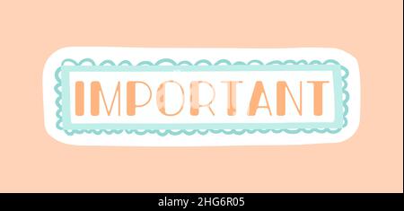 Planner or diary decorating element Stock Vector