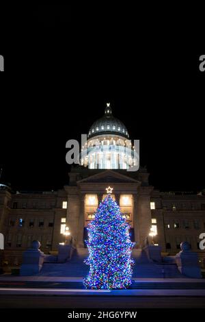 Official Idaho State Christmas tree 2021 Stock Photo