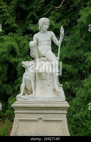 Shepherd boy with his dog, by Bertel Thorvaldsen, 1817 1844, view 1 ...