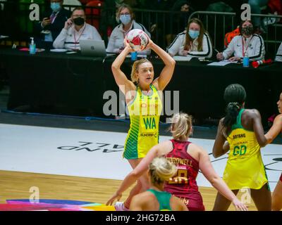 Constellation Box Example Liz Watson of Australia Diamonds looks on during Game 3 of the ...