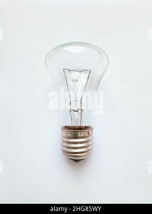 Bulb isolated on white background Stock Photo