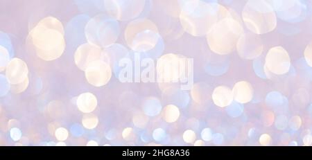 Blurred defocused multi color lights. Copy Space, concept Stock Photo