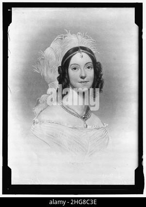 SINGLETON, ANGELICA. DR. MRS. ABRAHAM VAN BUREN Stock Photo