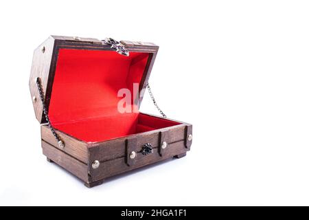 chest isolated on a white background Stock Photo