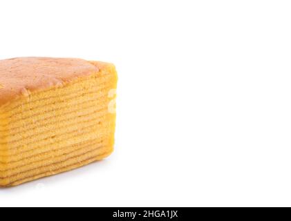 layer cake isolated on a white background Stock Photo