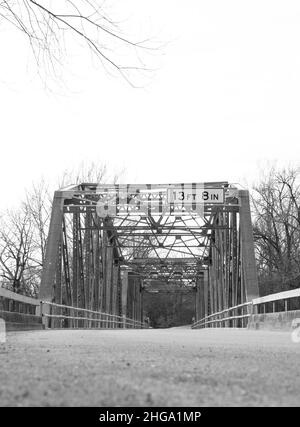 Bridge at Devil's Elbow Missouri Stock Photo
