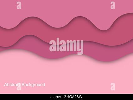 abstract background graphics style papercut for card or paper vector illustration Stock Vector