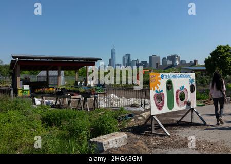 compost facility tour Stock Photo