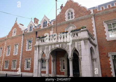 The Convent, the official residence of the Governor of Gibraltar, Main Street, Gibraltar, July 2021 Stock Photo