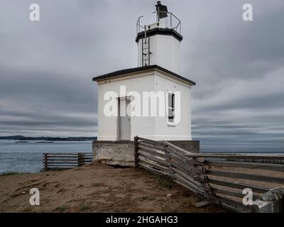 Cattle Point Lighthouse,San Juan Island,Washington State Stock Photo ...