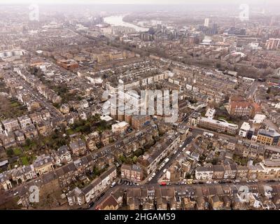 St John's Hill, Clapham Junction, Wandsworth, London, England Stock Photo