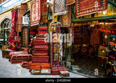 The Grand Bazaar, Isfahan, Isfahan, Iran Stock Photo