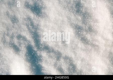 snow texture background. Virgin powder snow Stock Photo