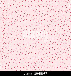 Simple seamless pattern. Valentine's Day background. Flat design in boho style. Stock Vector