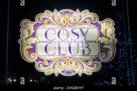 Cosy Club, a restaurant in Liverpool Stock Photo