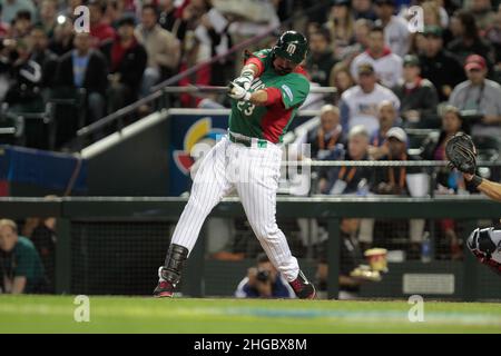Adrian Gonzalez, during baseball game Mexico vs USA, Clásico Mundial