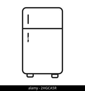 Refrigerator icon vector for your web design, logo, infographic, UI. illustration Stock Vector