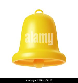 Notification 3D icon. Stock Vector