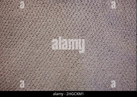 Grey fabric textile background pattern close up view Stock Photo