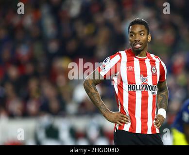 London, England, 19th January 2022.   during the Premier League match at Brentford Community Stadium, London. Picture credit should read: David Klein / Sportimage Credit: Sportimage/Alamy Live News Stock Photo