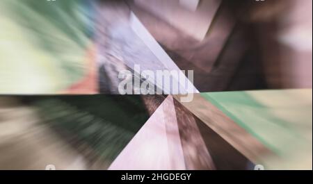Abstract background made up of multicolored rectangles Stock Photo