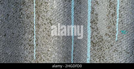 Textured background of old slate with streaks of paint exposed to atmospheric influences. Natural background. Panorama Stock Photo