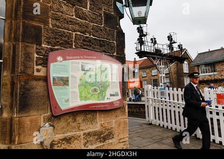 Grosmont railway station North Yorkshire England Stock Photo