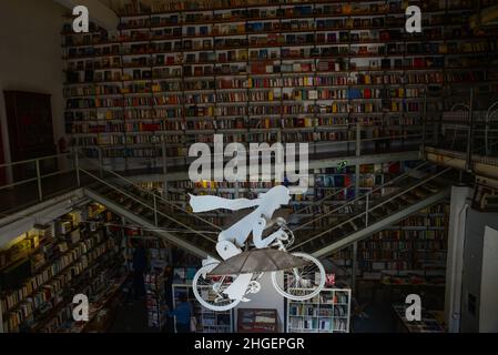 Flying Bicycle Inside Ler Devagar Read Slowly Bookstore Named flying-bicycle-inside-ler-devagar-read-slowly-bookstore-named