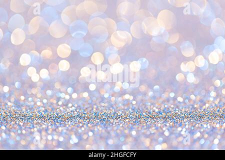 Blurred defocused multi color lights background. Copy Space, concept Stock Photo