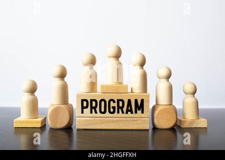 Program Management word cloud, business concept Stock Photo