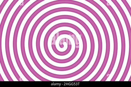 Abstract pink and white candy spiral background. Pattern design for banner, cover, flyer, postcard, poster, other. Round lollipop vector illustration Stock Vector