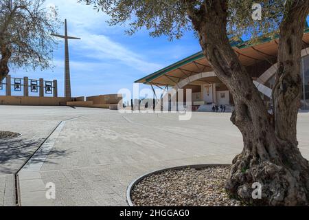 The Sanctuary of Saint Pio of Pietrelcina is a Catholic shrine in San Giovanni Rotondo: it is located in Apulia region of Italy. Stock Photo