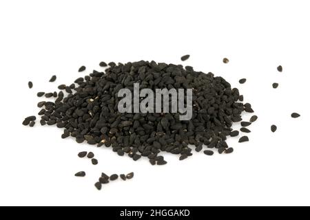 black cumin isolated on white background Stock Photo