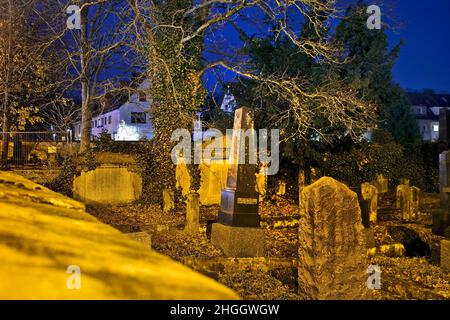 Jewish cemetery, view over the wall, Germany, Lower Saxony, Goettingen Stock Photo