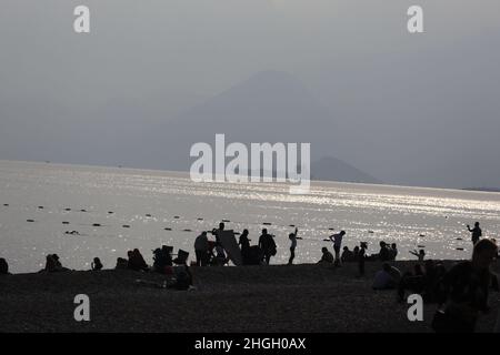 Antalya is the fifth-most populous city in Turkey and the capital of Antalya Province. Stock Photo