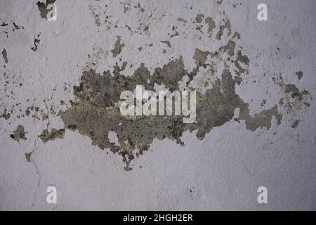 Wall with flaking paint. Stock Photo