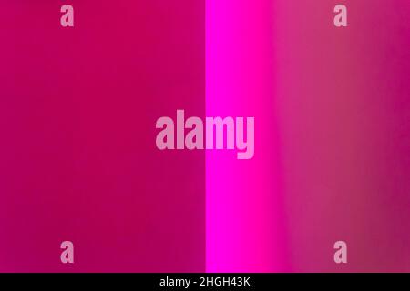 Pink Red Purple Color Abstract Wall Design Modern Interior Room Background. Stock Photo