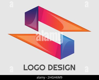 Abstract logo. Minimalistic design. Beautiful and simple element. Stock Vector