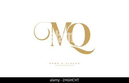 MQ M Q initial based modern minimal creative logo vector template image ...