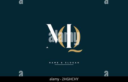 MQ M Q initial based modern minimal creative logo vector template image ...