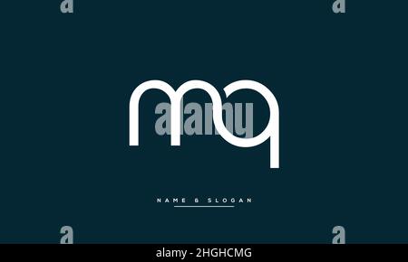MQ M Q initial based modern minimal creative logo vector template image ...