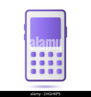 Minimal smartphone icon Stock Vector