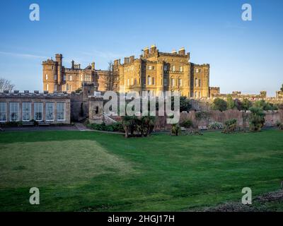 Winter view of Culzean Castle in South Ayrshire, Scotland. Stock Photo