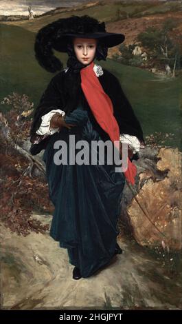 Portrait of May Sartoris - 1860c. - oil on canvas 152,1 x 90,2 cm - Leighton Frederic