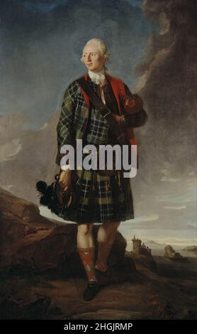 Attributed to Sir George Chalmers - Sir Alexander Macdonald (Sir Alasdair MacDhòmhnaill Shlèite), 1744 - 1795. 9th Baronet of Sleat and 1st Baron Macdonald of Slate Stock Photo