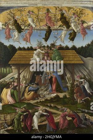 The Mystical Nativity - 1500 - tempera on tela 108.6 x 74.9 cm - Botticelli Sandro Stock Photo