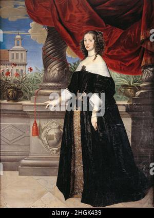 Anselm van Hulle - Anna Margareta von Haugwitz (1622 - 73) Stock Photo