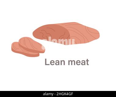 Thyroid nutrition infographic element Stock Vector