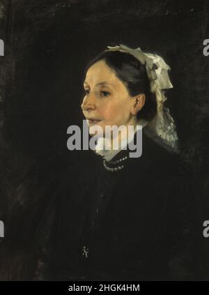 Portrait of Mrs. Daniel Sargent Curtis - 1882 - Oil on canvas 71,1 x 53,3 cm - Sargent John Singer Stock Photo